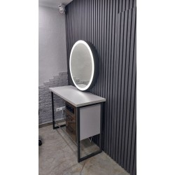 Зеркало с рабочим столом для парикмахерской А-80